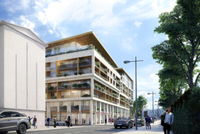 Vue depuis le boulevard du Pré-Cergues - Agrandir l'image 1 sur 3, fenêtre modale