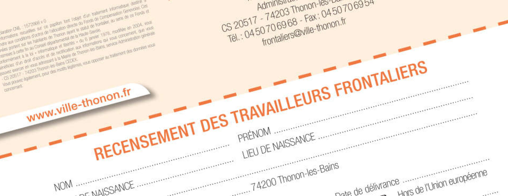 recensement frontalier