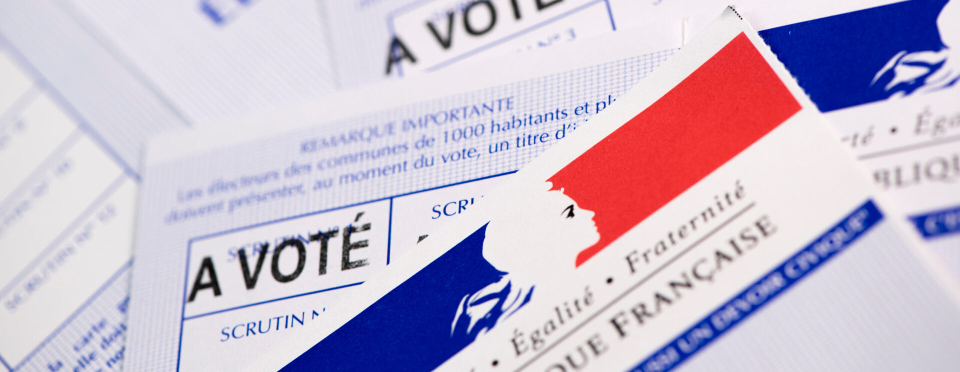 carte électorale tamponnées