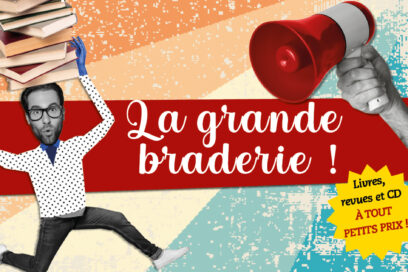 braderie de la médiathèque 2025 affiche - Agrandir l'image, fenêtre modale