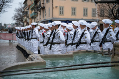 Cérémonie de remise de la fourragère aux chasseurs alpins - Agrandir l'image 6 sur 13, fenêtre modale