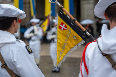 Cérémonie de remise de la fourragère aux chasseurs alpins - Agrandir l'image 12 sur 13, fenêtre modale