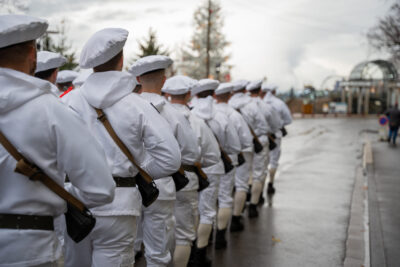 Cérémonie de remise de la fourragère aux chasseurs alpins - Agrandir l'image 7 sur 13, fenêtre modale