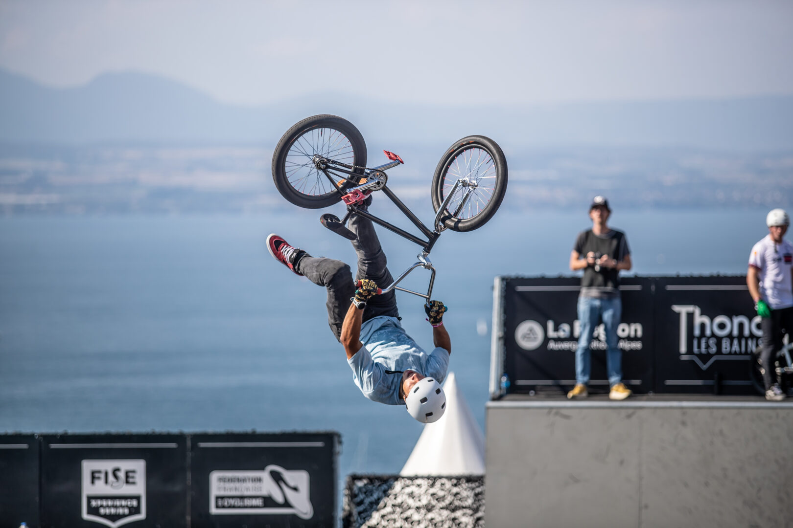BMX Freestyle event action shot